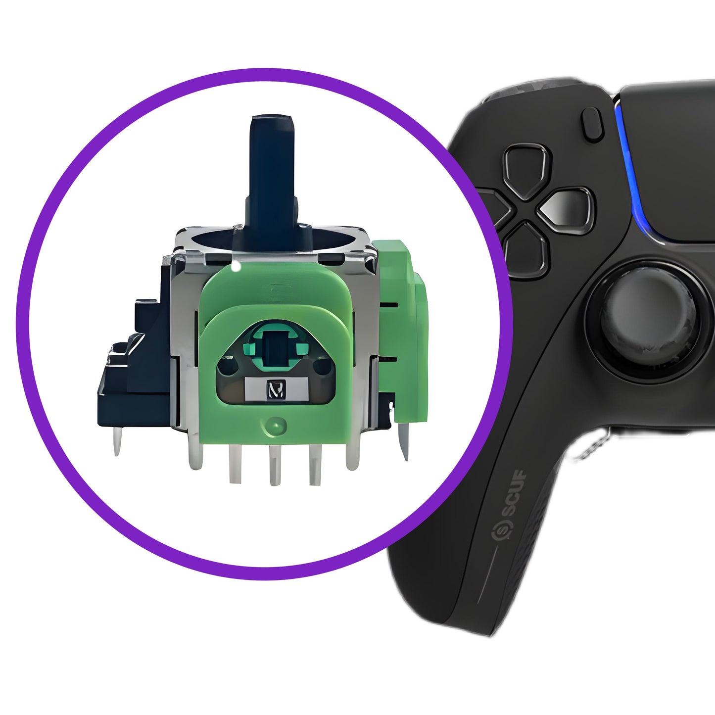 Scuf Reflex Controller Stick Drift Repair, TMR Hall Effect Joystick Upgrade