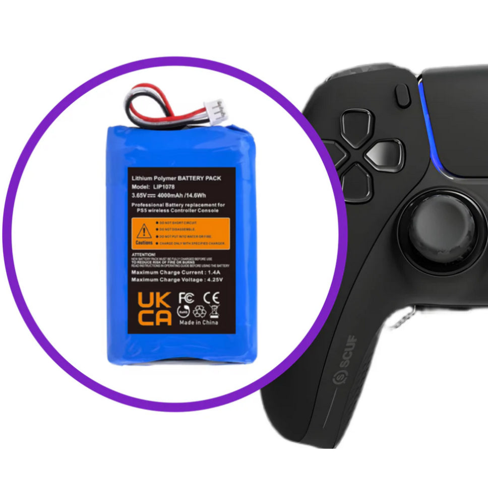 Ps5 Scuf Reflex Pro Controller – Battery Upgrade 4000mah Battery, Fast & Reliable Service