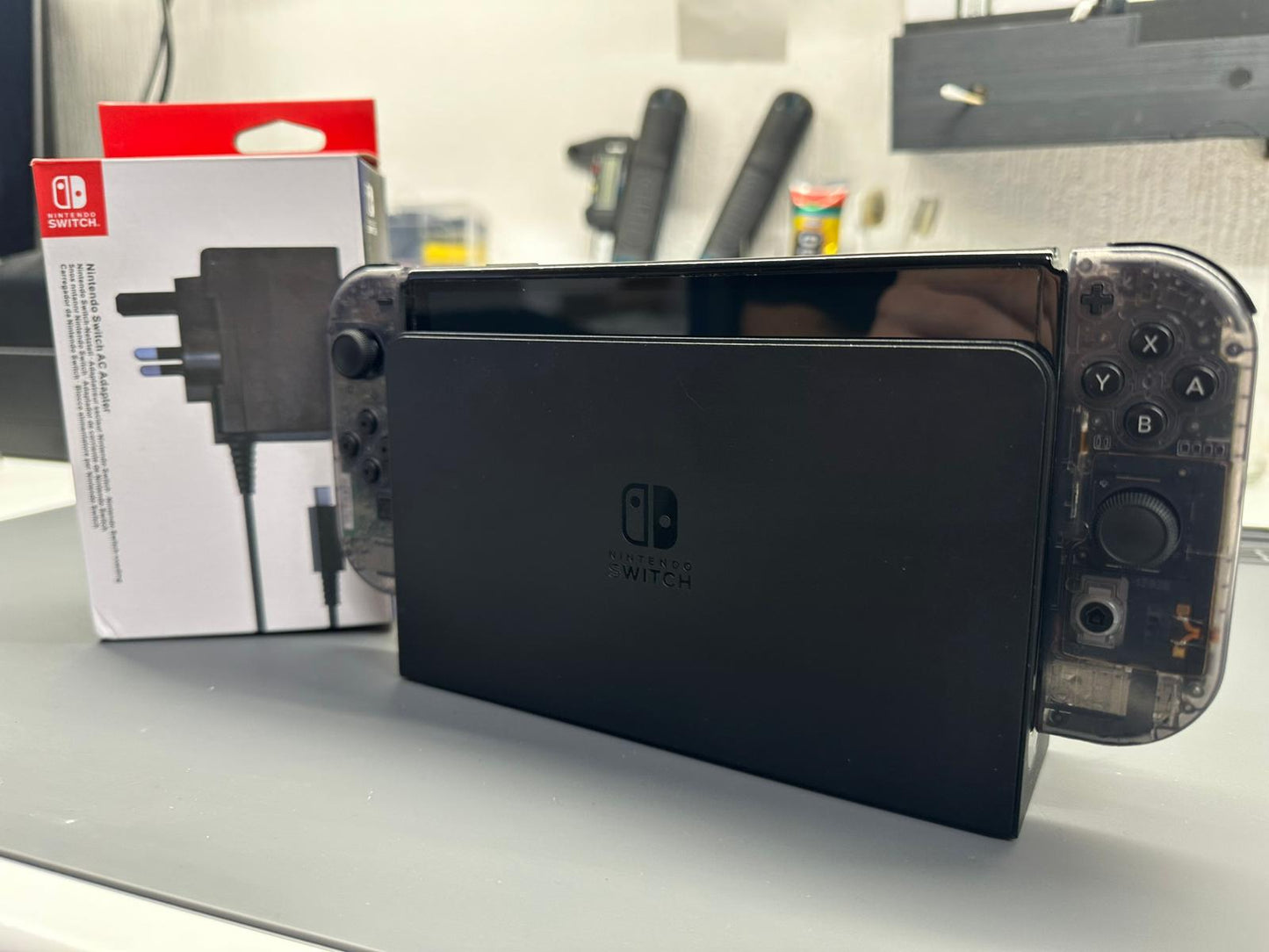 Custom Nintendo Switch OLED - UNPATCHED - Hall Effect Sticks - 128GB Micro SD