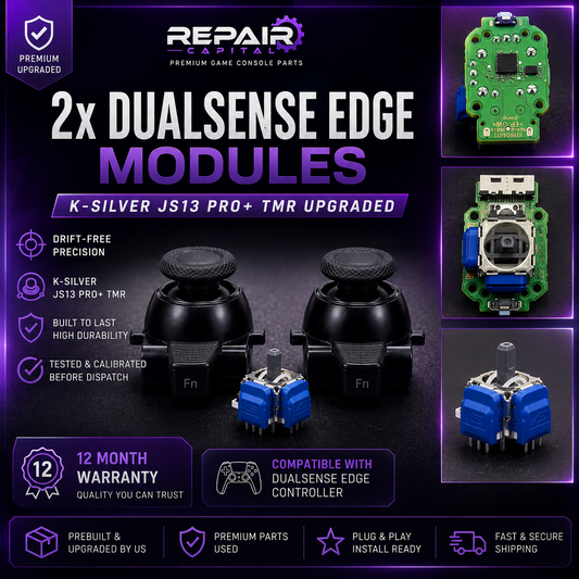 2x PS5 DualSense Edge Stick Modules – K-Silver JS13 Pro+ TMR Upgrade