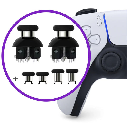PS5 TMR Upgrade Service – Gulikit 720° Joystick + KK Ring Thumbsticks