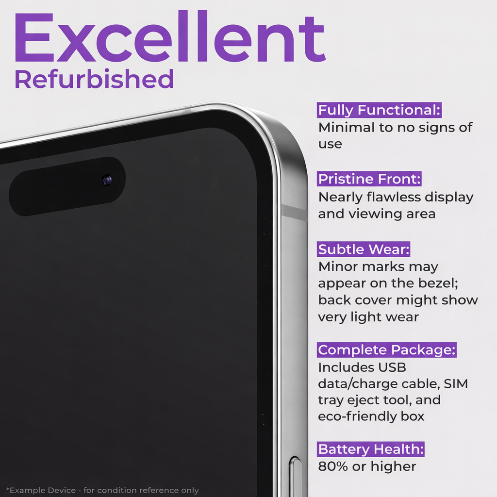 Refurbished iPhone 13 128gb Grade A 100% Battery Health Unlocked